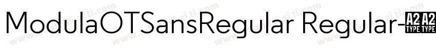 ModulaOTSansRegular Regular字体转换